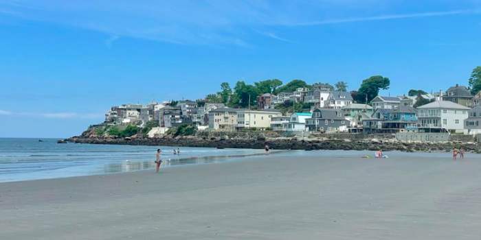 Sortie vélo avec plage et pause déjeuner au bord l'eau à Nahant.